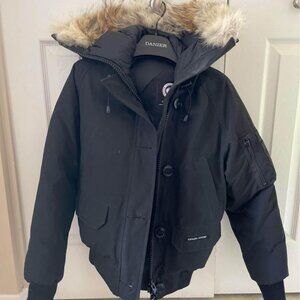 CANADA GOOSE Black Chilliwack Bomber Jacket Size XS